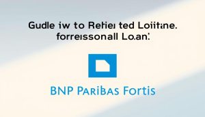Guide étape par étape pour obtenir un crédit personnel chez BNP Paribas Fortis
